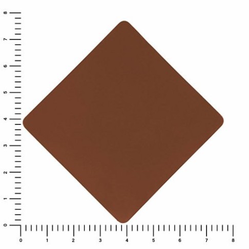 ПАТЧ РОМБ soft-touch (коричневый) 7,6 х 7,6 см ПАТЧ РОМБ soft-touch (коричневый) 7,6 х 7,6 см