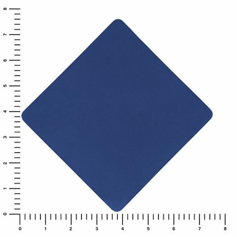 ПАТЧ РОМБ soft-touch (синий) 7,6 х 7,6 см