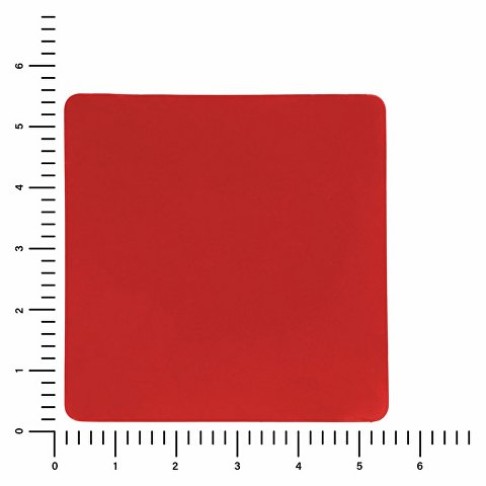 ПАТЧ КВАДРАТ soft-touch (красный) 5,5 х 5,5 см