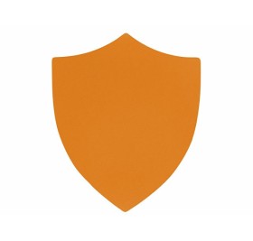 ПАТЧ ЩИТ soft-touch (оранжевый ) 6,6 х 5,5 см