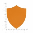 ПАТЧ ЩИТ soft-touch (оранжевый ) 6,6 х 5,5 см