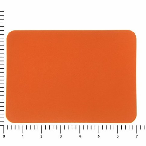 ПАТЧ ПРЯМОУГОЛНЫЙ soft-touch (оранжевый ) 5,0 х 7,0 см
