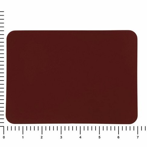 ПАТЧ ПРЯМОУГОЛНЫЙ soft-touch (коричневый ) 5,0 х 7,0 см