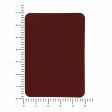 ПАТЧ ПРЯМОУГОЛНЫЙ soft-touch (коричневый ) 5,0 х 7,0 см