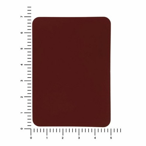 ПАТЧ ПРЯМОУГОЛНЫЙ soft-touch (коричневый ) 5,0 х 7,0 см