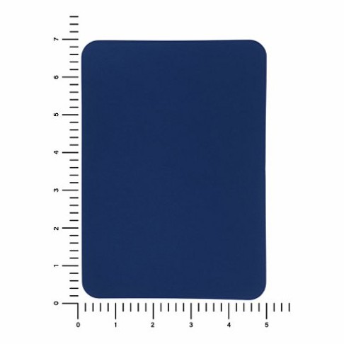 ПАТЧ ПРЯМОУГОЛНЫЙ soft-touch (синий) 5,0 х 7,0 см