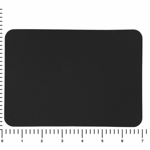 ПАТЧ ПРЯМОУГОЛНЫЙ nubuk (чёрный) 5,0 х 7,0 см