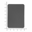 ПАТЧ ПРЯМОУГОЛНЫЙ nubuk (серый) 5,0 х 7,0 см