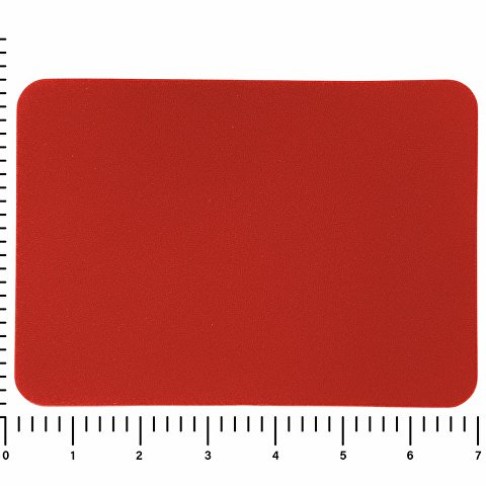 ПАТЧ ПРЯМОУГОЛНЫЙ nubuk (красный) 5,0 х 7,0 см