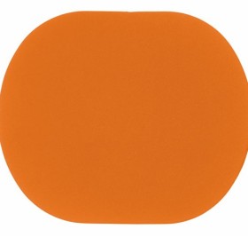 ПАТЧ ОВАЛ soft-touch (оранжевый ) 6,0 х 5,0 см