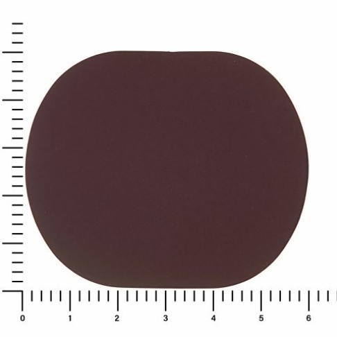 ПАТЧ ОВАЛ soft-touch (коричневый ) 6,0 х 5,0 см