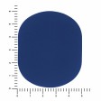 ПАТЧ ОВАЛ soft-touch (синий) 6,0 х 5,0 см