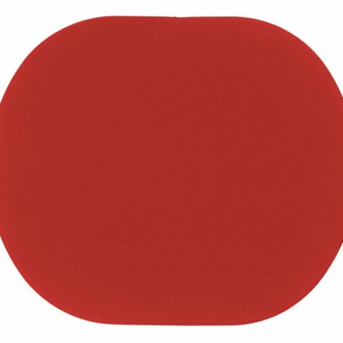 ПАТЧ ОВАЛ soft-touch (красный) 6,0 х 5,0 см