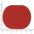 ПАТЧ ОВАЛ soft-touch (красный) 6,0 х 5,0 см