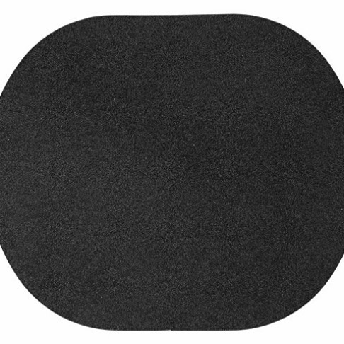 ПАТЧ ОВАЛ nubuk (чёрный) 6,0 х 5,0 см