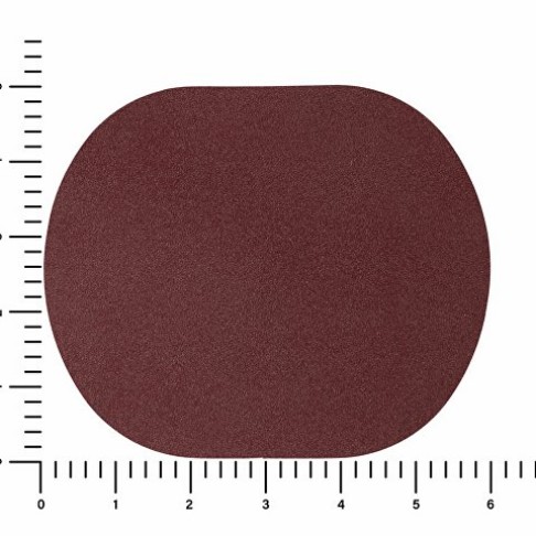 ПАТЧ ОВАЛ nubuk (коричневый ) 6,0 х 5,0 см