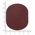 ПАТЧ ОВАЛ nubuk (коричневый ) 6,0 х 5,0 см