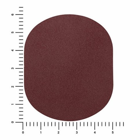 ПАТЧ ОВАЛ nubuk (коричневый ) 6,0 х 5,0 см