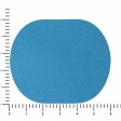 ПАТЧ ОВАЛ nubuk (голубой) 6,0 х 5,0 см