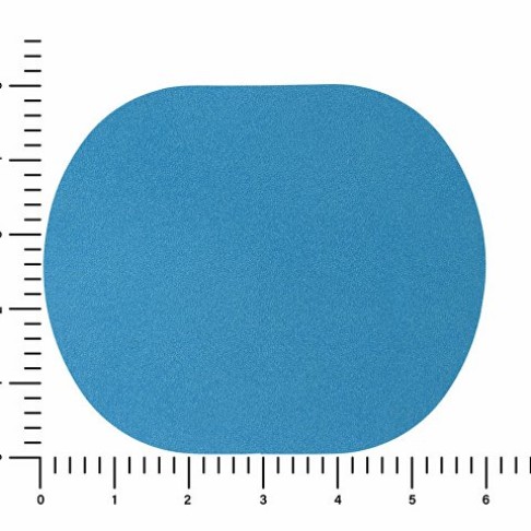 ПАТЧ ОВАЛ nubuk (голубой) 6,0 х 5,0 см