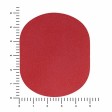 ПАТЧ ОВАЛ nubuk (красный) 6,0 х 5,0 см