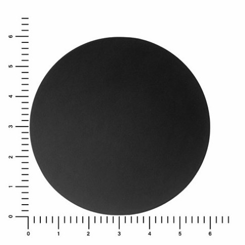 ПАТЧ КРУГ soft-touch (чёрный) 6,0 х 6,0 см