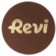 ПАТЧ КРУГ nubuk (коричневый ) 6,0 х 6,0 см