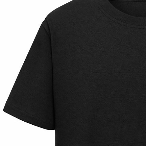 Футболка Kyoto из джерси 180 г/м2 с пич отделкой, унисекс, черный