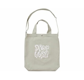 Сумка Helfer из хлопка на кнопке с регулирующейся лямкой, оливковый (3D термотрансфер)