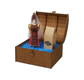 Подарочный набор: кукла, чай Подарочный набор: кукла, чай