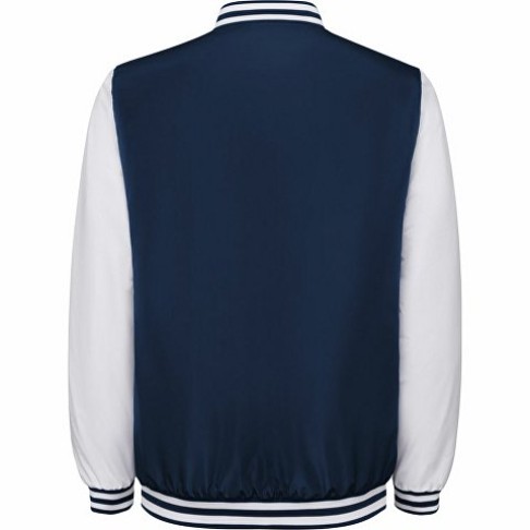 Бомбер утепленный «California» унисекс, синий нэйви/белый