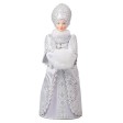 Подарочный набор: кукла фарфоровая, плед флисовый, синий