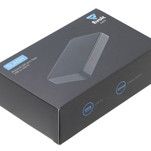 Внешний SSD диск с подсветкой гравировки  «Слэш», 256 ГБ