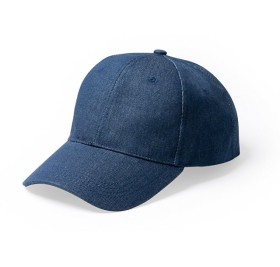 Бейсболка 6 панельная ISBUD из переработанной джинсовой ткани