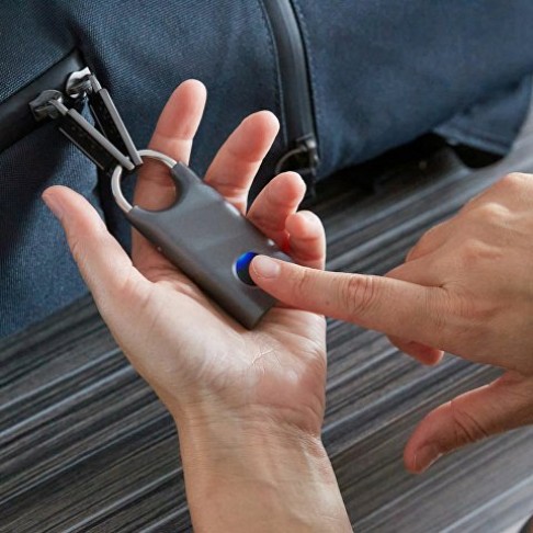 Замок с сенсором Noma Lock, темно-серый Замок с сенсором Noma Lock, темно-серый