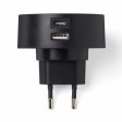Адаптер питания USB Poweron, черный
