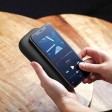 Внешний аккумулятор с беспроводной колонкой Powersound, черный