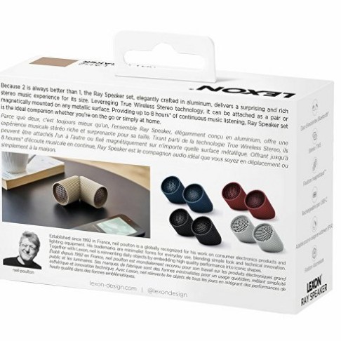 Беспроводная колонка Ray Speaker, серебристый