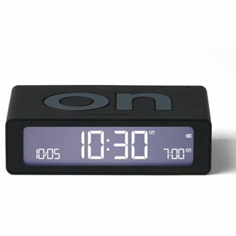 Часы настольные Flip Mini, черный