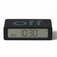 Часы настольные Flip Mini, черный