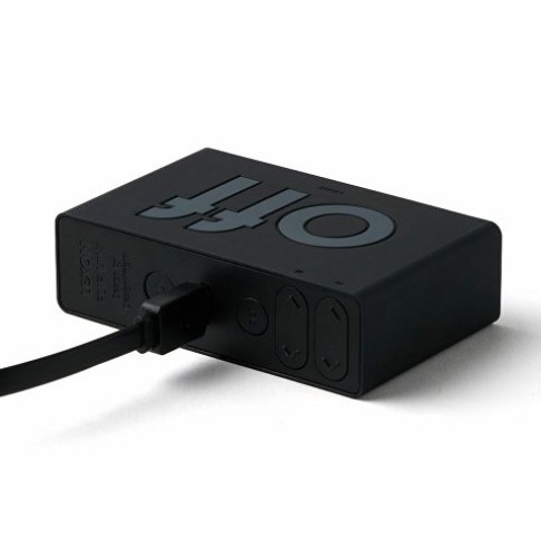 Часы настольные Flip Mini, черный