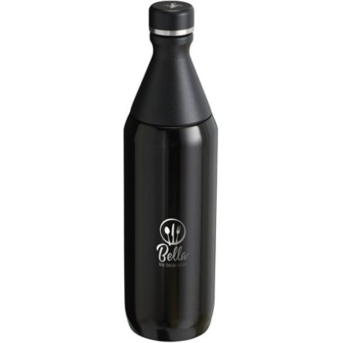 Бутылка для воды Stanley All Day Slim объемом 600 мл - черный глянцевый