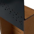 Подарочная коробка из фанеры Constellation 330х220х100 мм, фанера 6 мм, крышка на выдвижных пазах черная ЛХДФ 3 мм, бечевка