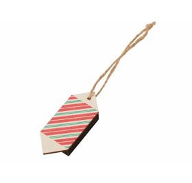 Ёлочная подвеска конфета из фанеры