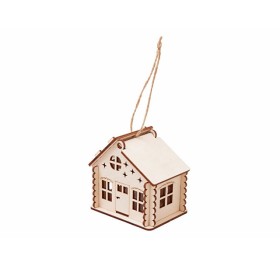 Подвеска с подсветкой домик (с мерцающей свечкой)