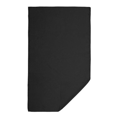 Легкое полотенце Gulpi  из микрофибры RPET с ремешком для складывания, 70*120 см, черный