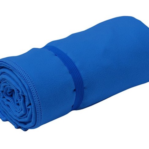 Легкое полотенце Gulpi  из микрофибры RPET с ремешком для складывания, 70*120 см, королевский синий