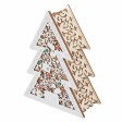 Шкатулка из фанеры в виде елки 