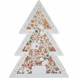 Шкатулка из фанеры в виде елки 
