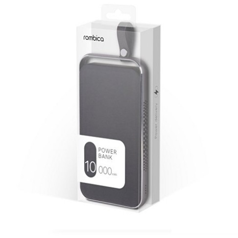 Внешний аккумулятор Rombica NEO Electron Black, 10000 мАч, черный (Р)